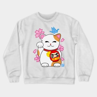 Maneki Neko Crewneck Sweatshirt